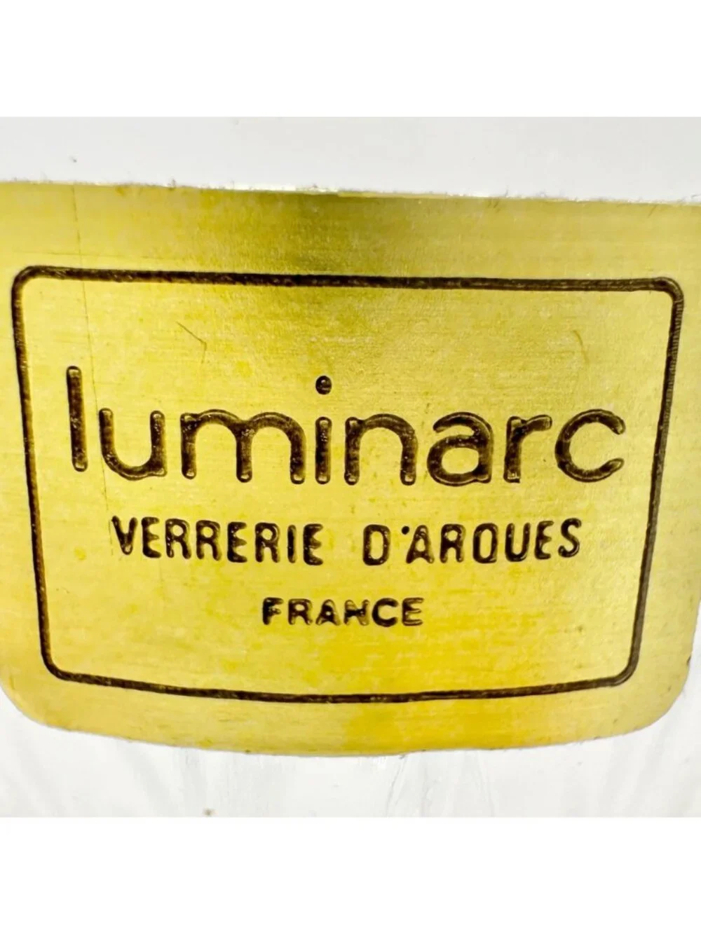 Luminarc Cordial Liqueur Glasses Set of 2 Crystal Pattern France Vintage 4